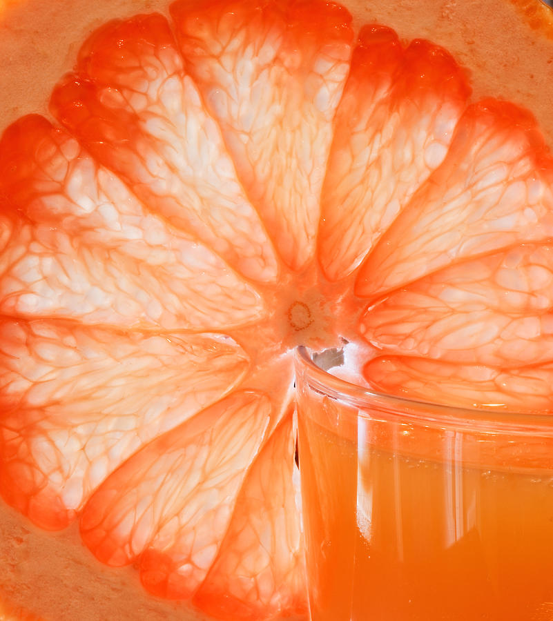 Grapefruit #3 Photograph by Peter Lakomy