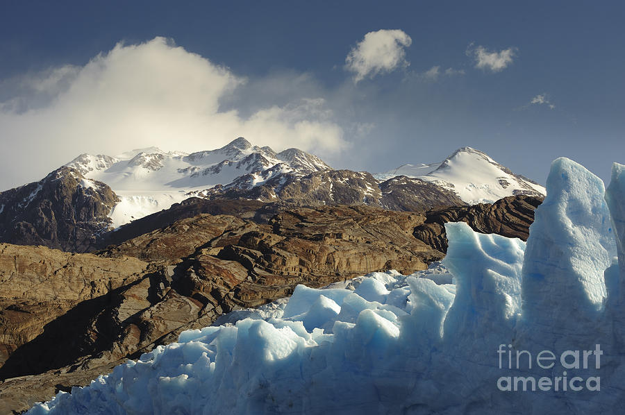 Grey Glacier In Chilean National Park #3 Photograph by John Shaw