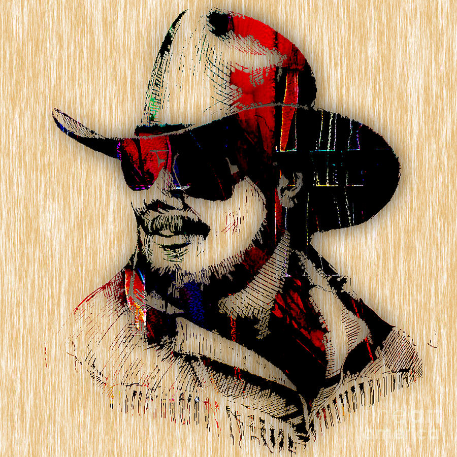 Music Mixed Media - Hank Williams Jr Collection #3 by Marvin Blaine