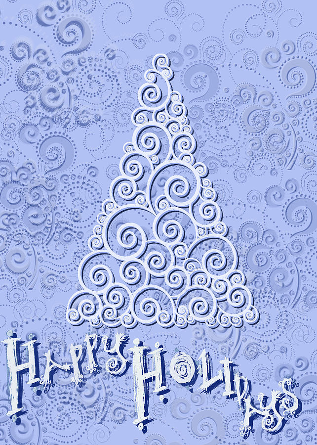 Happy Holidays #3 Digital Art by Shelley Bain