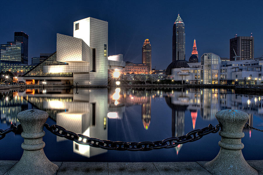 Cleveland Photograph - Harbor Reflections #3 by At Lands End Photography