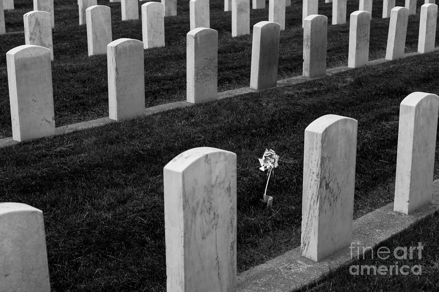 Head Stones at cemetery #3 Photograph by Jim Corwin
