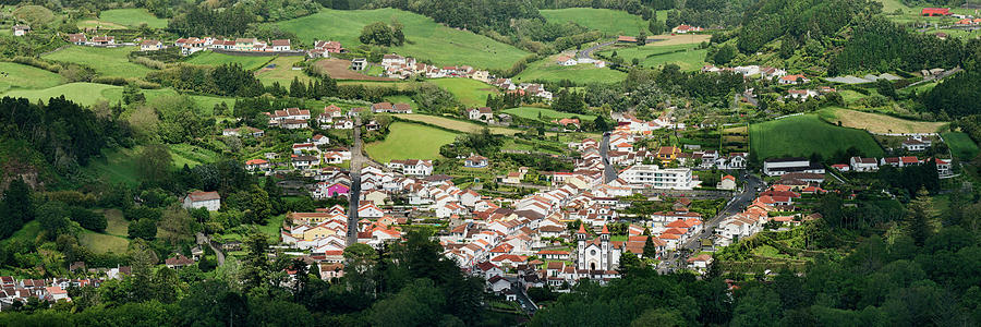 High Angle View Of Houses In A Village #3 Photograph by Panoramic Images