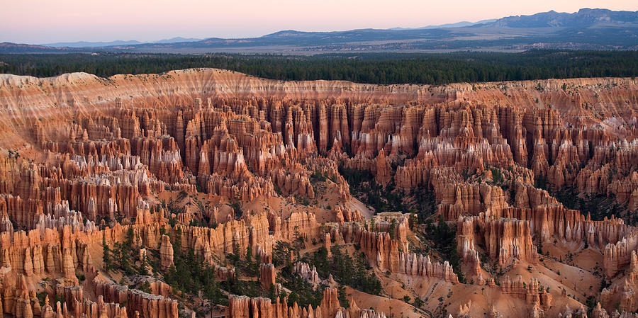 Bryce Canyon National Park Photograph - High Angle View Of Rock Formations #3 by Panoramic Images