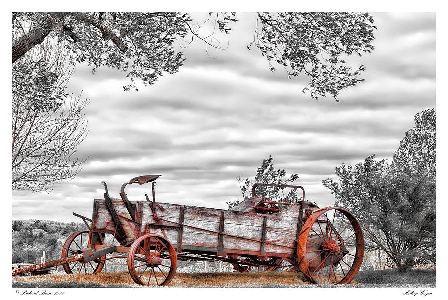 Hilltop Wagon #3 Photograph by Richard Bean