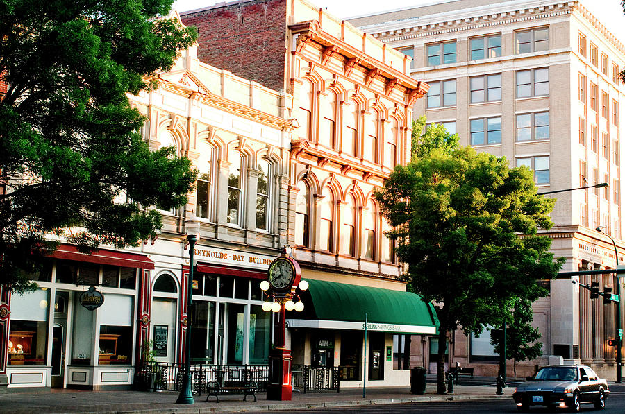 Historic Buildings Along Main Street Photograph by Nik Wheeler - Pixels