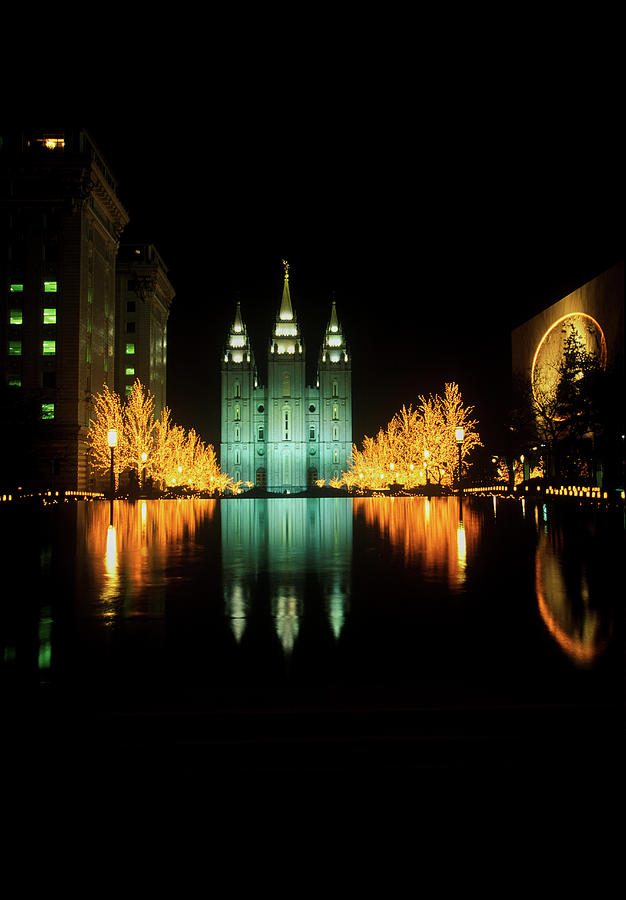 Historic Temple And Square In Salt Lake #3 Photograph by Panoramic Images