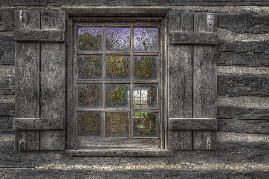 Historical Window #4 Photograph by Peter Lakomy
