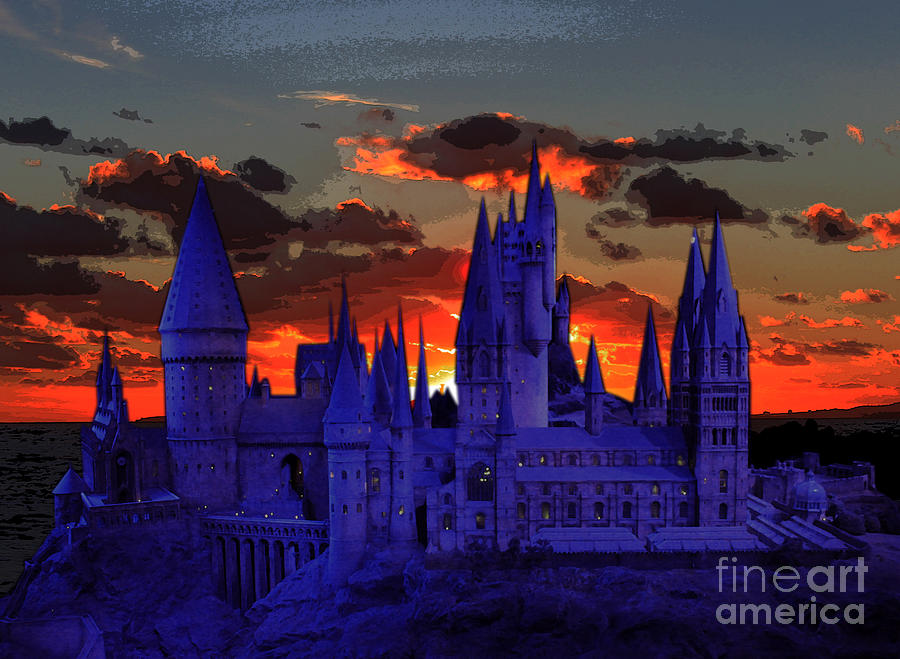 Hogwarts #3 Digital Art by Roger Lighterness