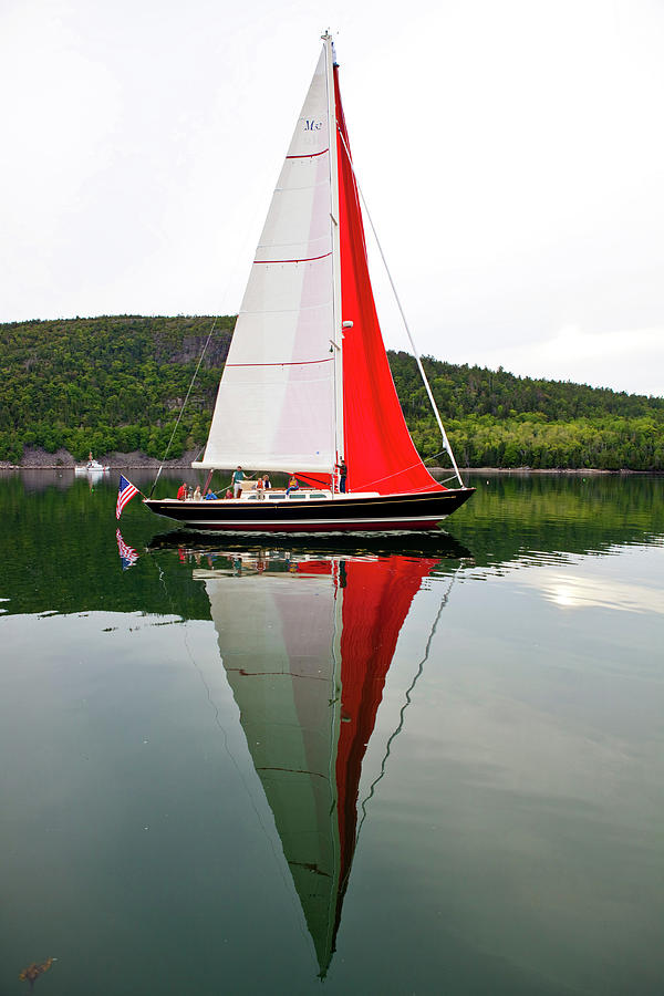Hope M52 Yacht Sailing In Sea, Rhode #3 Photograph by Panoramic Images