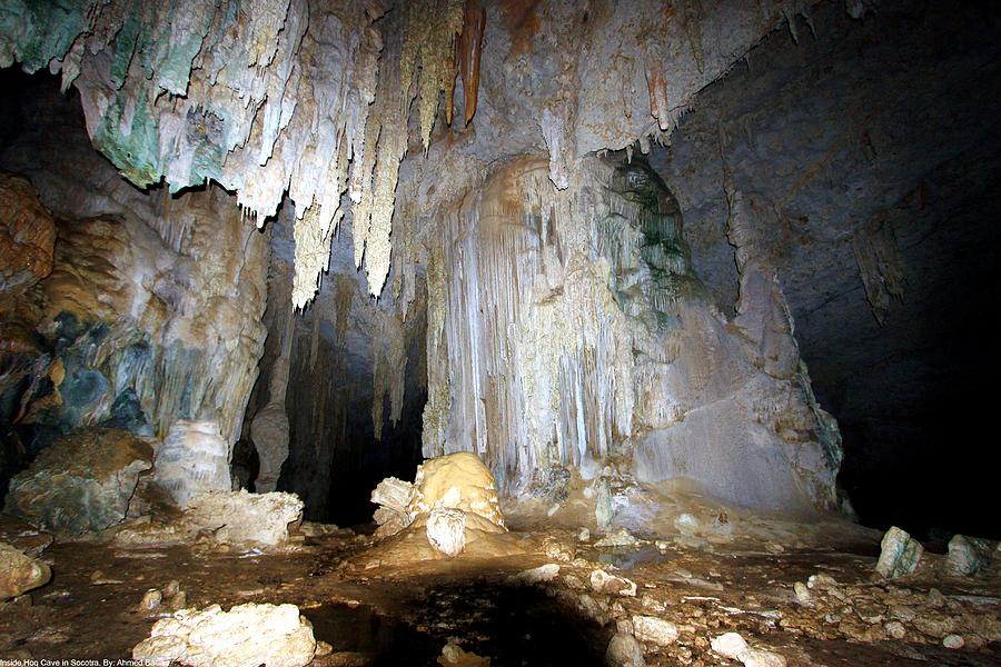 Cave Photograph - Hoq Cave #3 by Muneer Binwaber