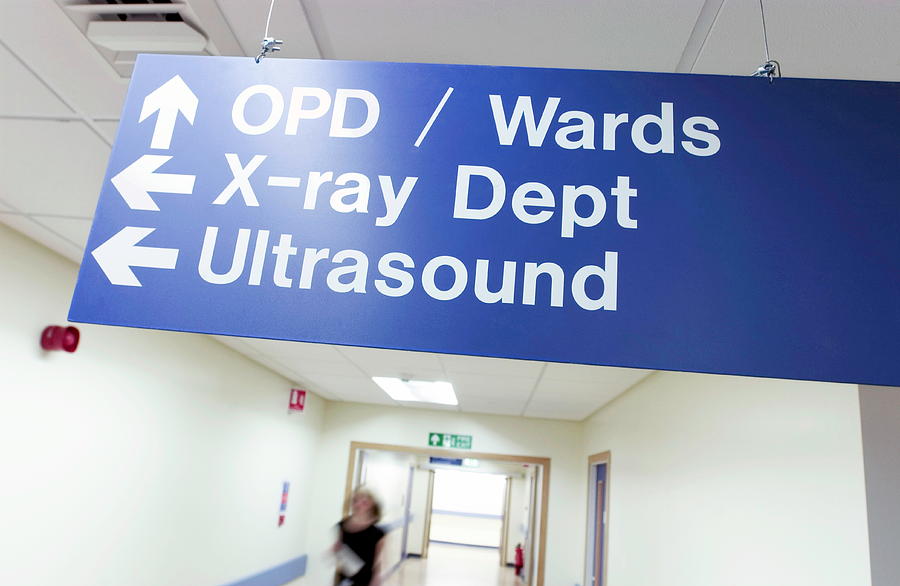 Hospital Signs #3 Photograph by Gustoimages/science Photo Library