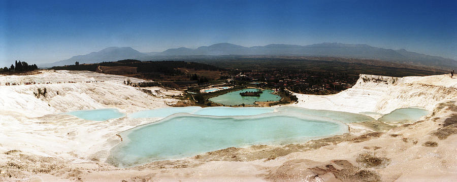 Nature Photograph - Hot Springs And Travertine Pool #3 by Panoramic Images