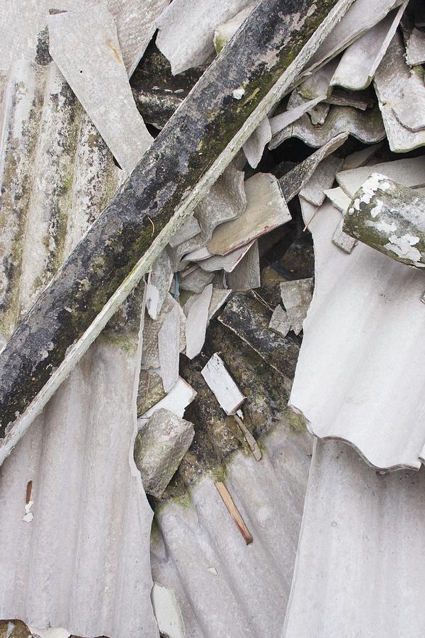 Household Asbestos Waste #3 Photograph by David Woodfall Images/science Photo Library