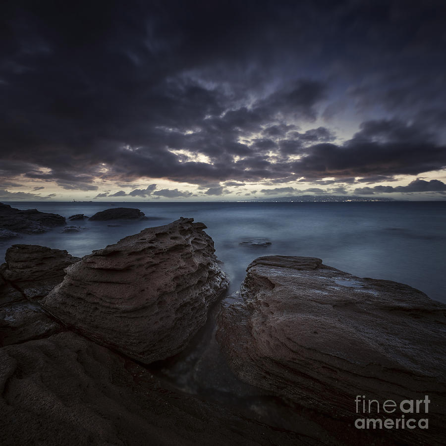 Nature Photograph - Huge Rocks On The Shore Of A Sea #3 by Evgeny Kuklev