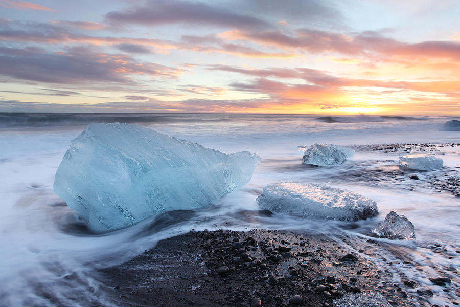 Iceland sunset Photograph by Ollie Taylor - Fine Art America