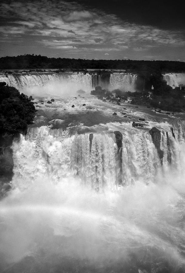 Iguazu Falls Black and White Photograph by Roy Pedersen