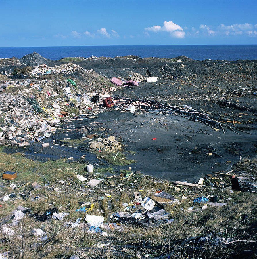 Illegal Waste Dump Photograph by Robert Brook/science Photo Library
