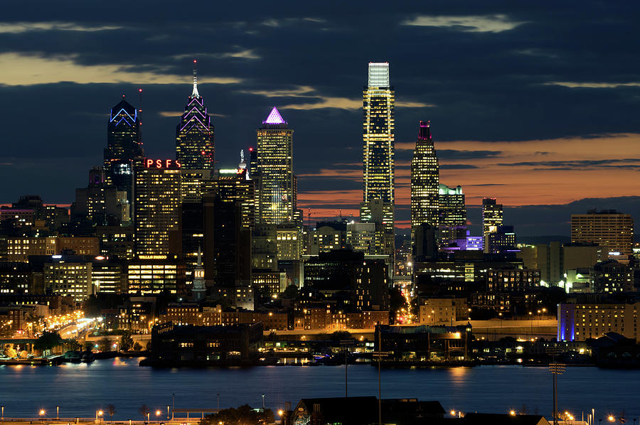 Illuminated Skylines, Philadelphia #3 Photograph by Panoramic Images