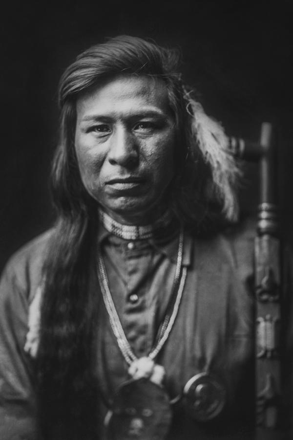Edward Sheriff Curtis Photograph - Indian of North America circa 1905 #3 by Aged Pixel