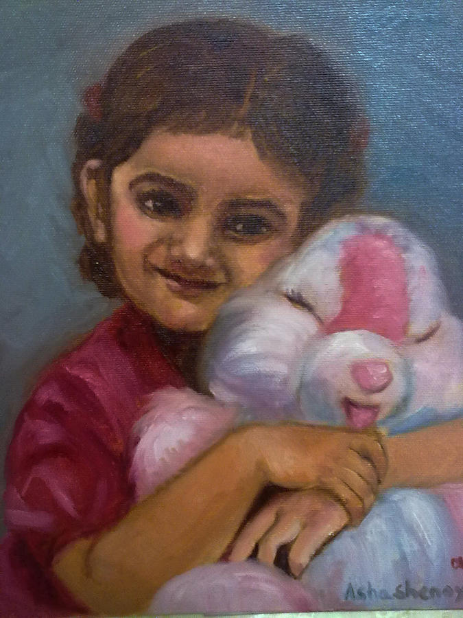 Innocence Painting by Asha Sudhaker Shenoy