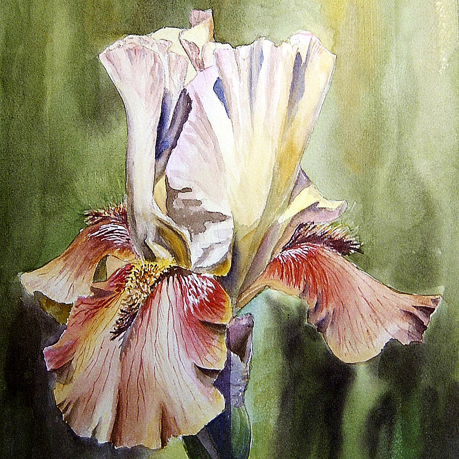 Iris Painting Painting by Irina Sztukowski