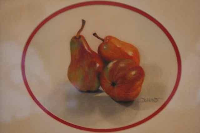 Fruit Painting - 3 Is A Pair by Diana L Hund Fruit Painting - 3 Is A Pair by Diana L Hund