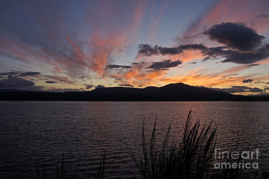 Sunset Photograph - Island Sunset #3 by Inge Riis McDonald