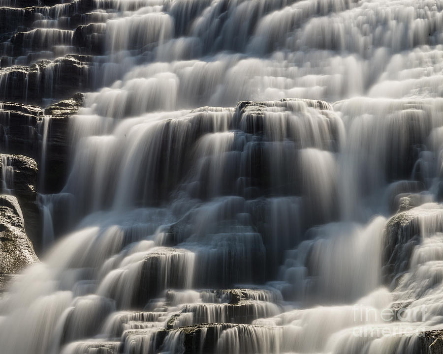 Waterfall Photograph - Ithaca Falls #3 by John Naegely