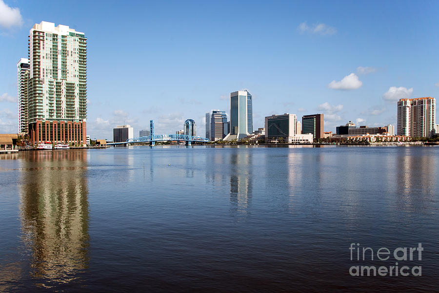 Jacksonville Photograph - Jacksonville Skyline #3 by Bill Cobb