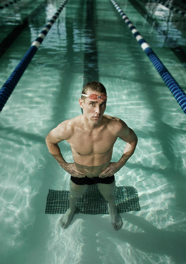 James Logan A Competitive Swimmer Photograph by Tom Bear - Fine Art America