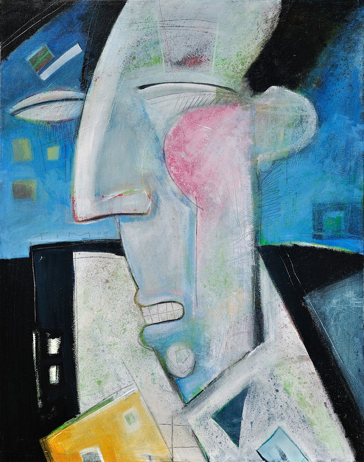 Jazz Face #3 Painting by Tim Nyberg