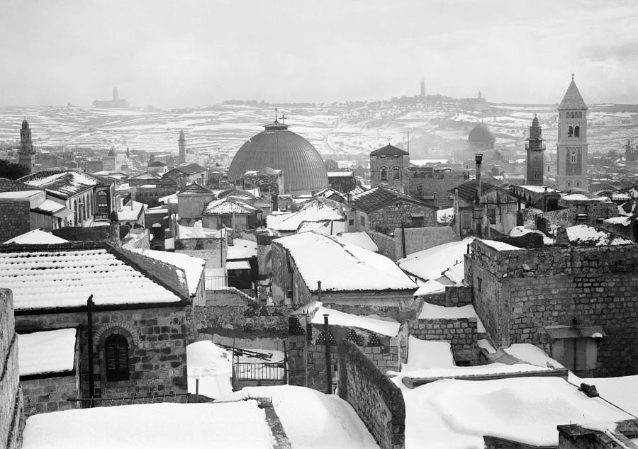Jerusalem Winter #3 Photograph by Granger