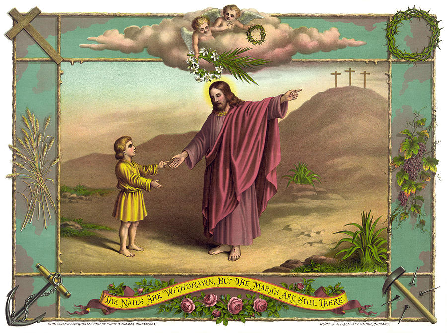 Jesus Resurrection #3 Painting by Granger