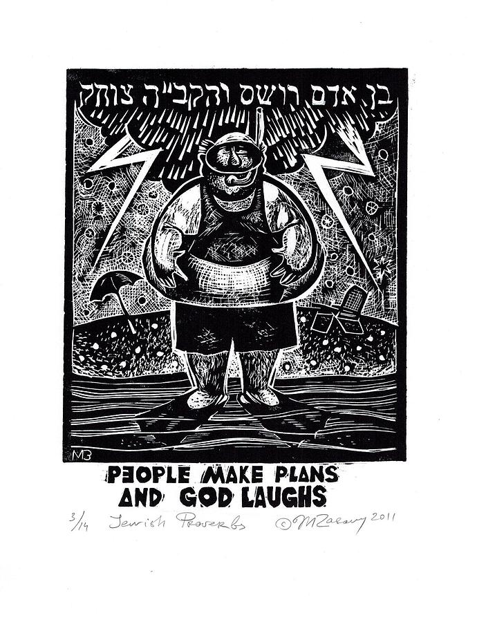 Jewish proverbs #30 Drawing by Mikhail Zarovny