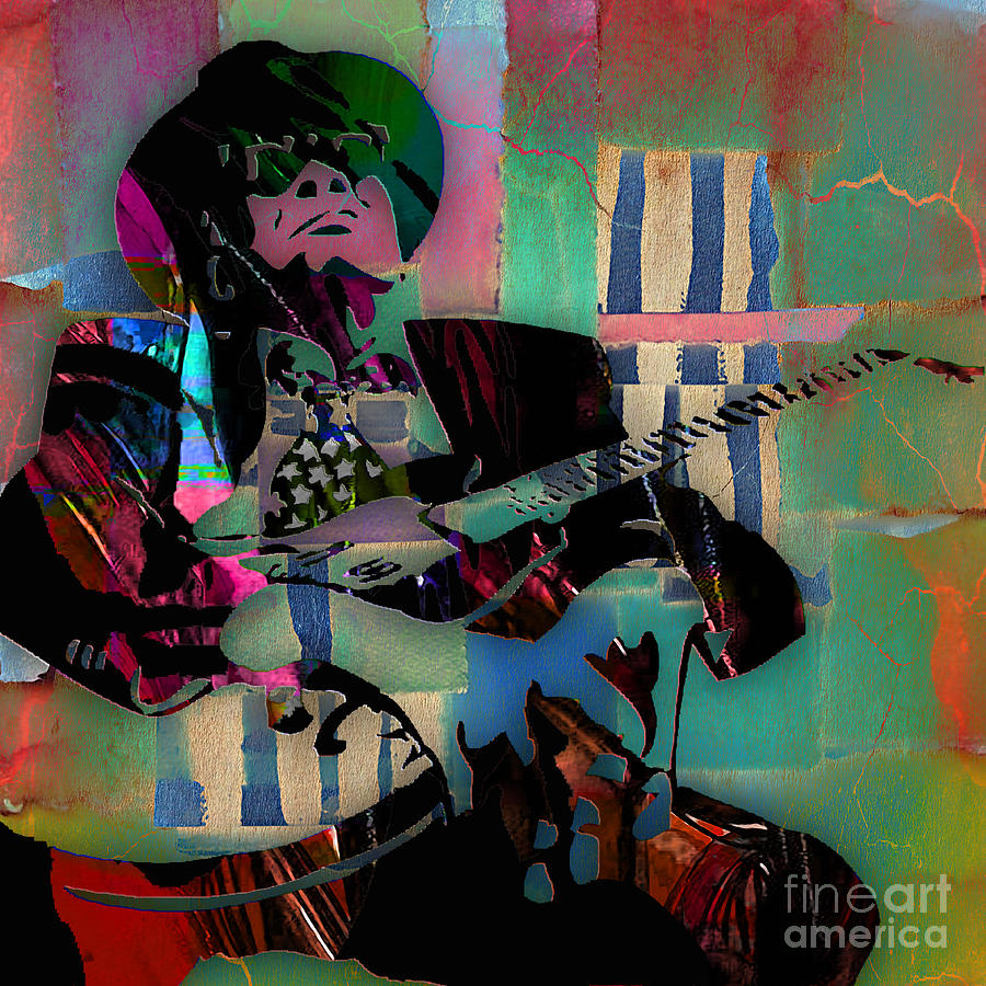 John Lee Hooker Collection #20 Mixed Media by Marvin Blaine