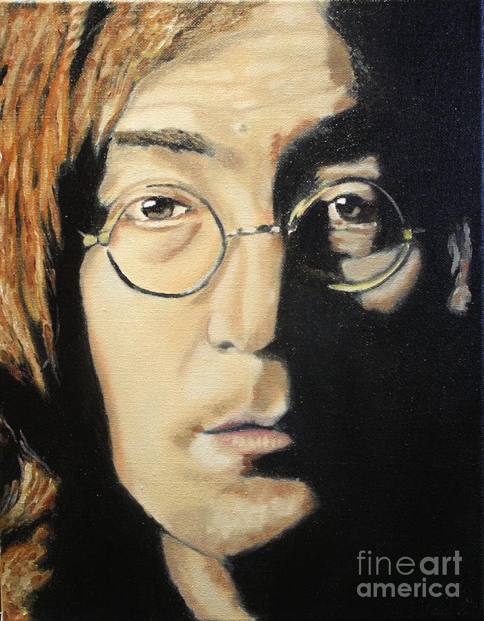 John Lennon Painting by Michael Kulick