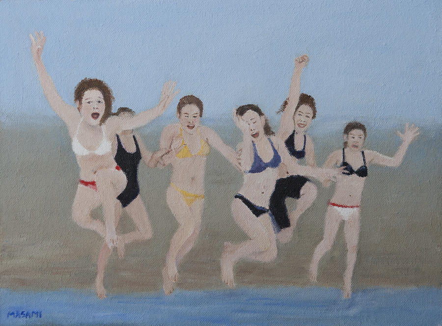 Jump #3 Painting by Masami Iida