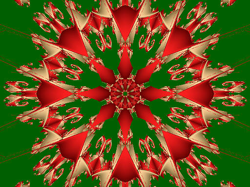Kaleidoscopic Fractal #6 Painting by Bruce Nutting
