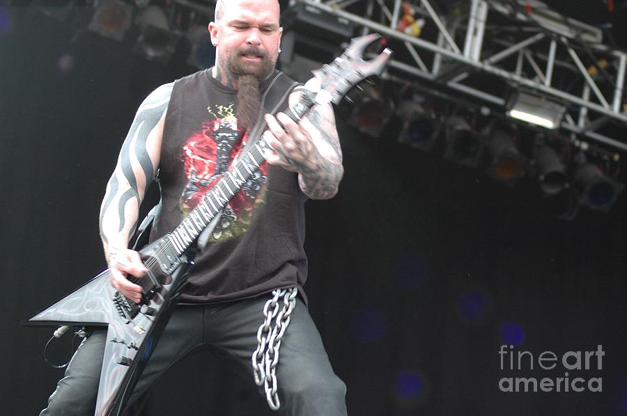 Kerry King from Slayer #3 Photograph by Jenny Potter
