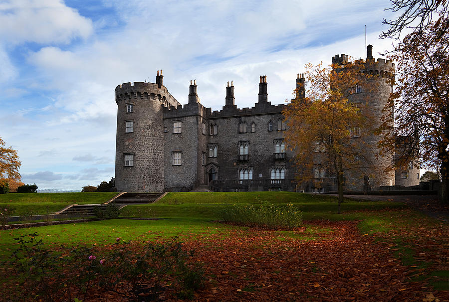 Castle Photograph - Kilkenny Castle - Rebuilt In The 19th #3 by Panoramic Images