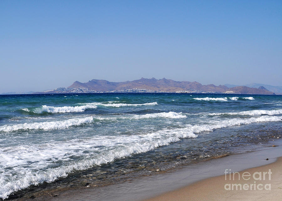 Greek Photograph - Kos beach #3 by Luis Alvarenga
