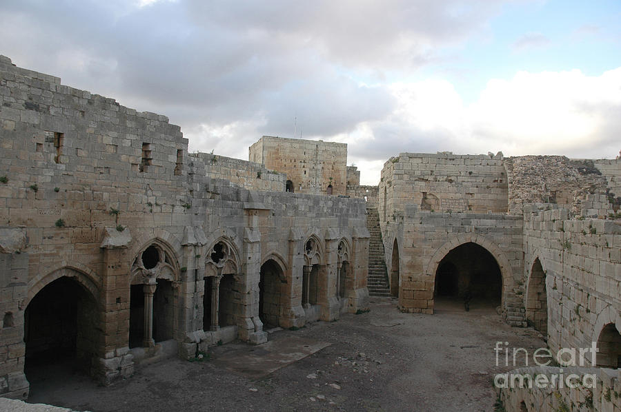 Castle Photograph - Krak Des Chevaliers, Syria #3 by Catherine Ursillo