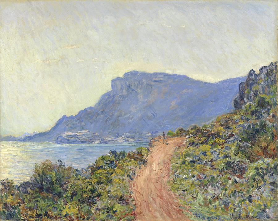 La Corniche near Monaco #18 Painting by Claude Monet