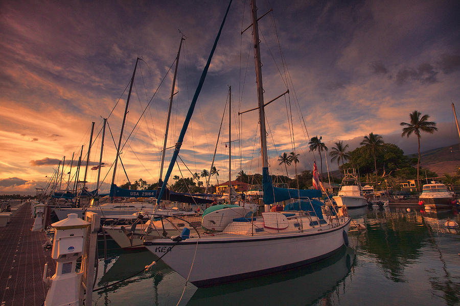 Lahaina Harbor #3 Photograph by James Roemmling