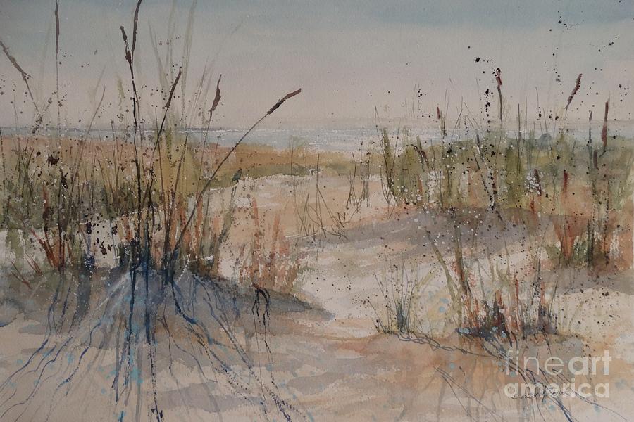 Lake Michigan Painting - Lake Michigan Dune #3 by Sandra Strohschein
