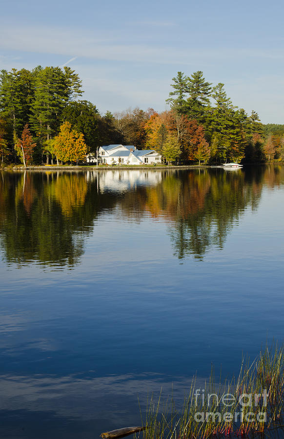 Fall Photograph - Lake Pennasseewassee With Fall Foliage #3 by Bill Bachmann