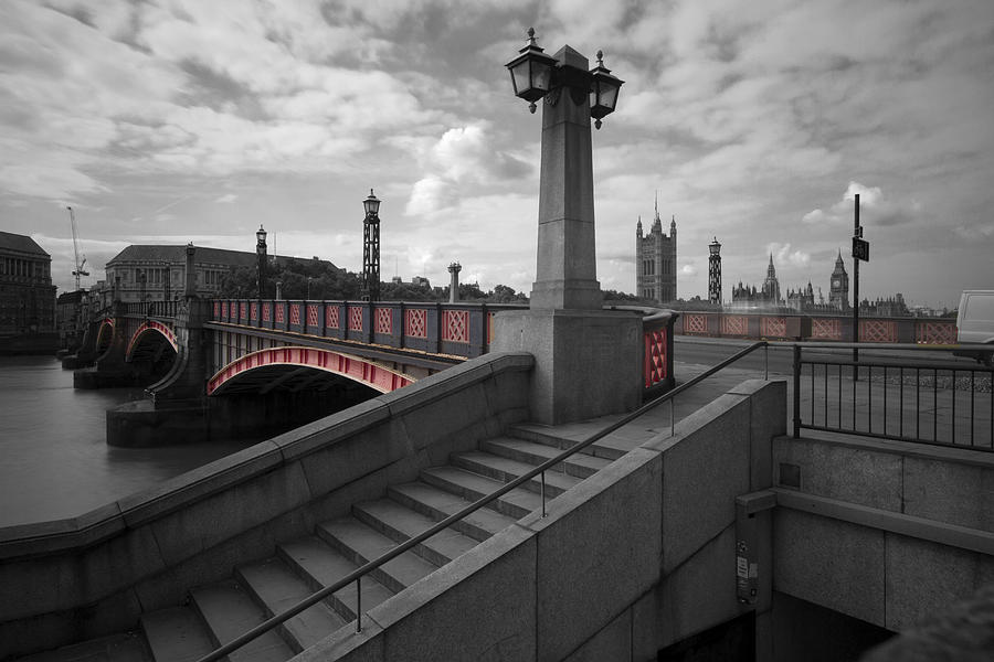 Lambeth Bridge Thames London #3 Photograph by David French