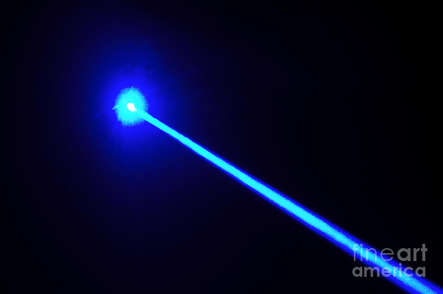 Abstract Photograph - Laser Beam #3 by GIPhotoStock