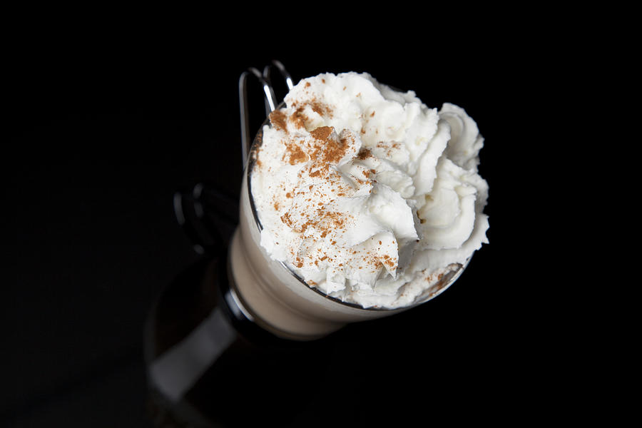 Latte with Whipped Cream #1 Photograph by Erin Cadigan